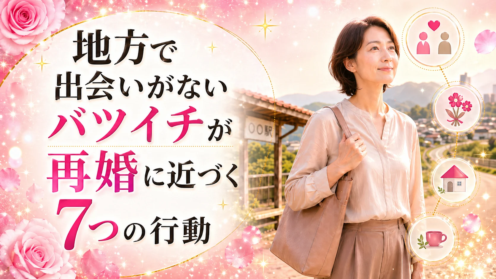 地方で出会いがないバツイチが再婚に近づく7つの行動